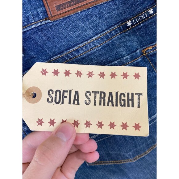 Lucky Brand Women Blue Denim Jeans 2/26 Regular Mid Rise Classic Fit Stretch NEW - Picture 9 of 12